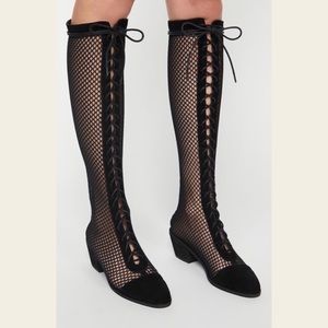 Jeffrey Campbell for Free People mesh boot